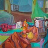 Still Life with Shell, Fruit and Jug