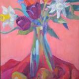 Tulips and Daffodils with Apple