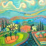 Blue and Orange Hills