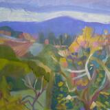 Autumn View with Golden Plane Tree