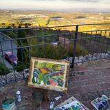 Plein Air Landscape Painting in Tuscany