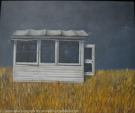 Shed with Autumn Grass