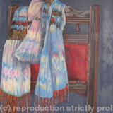 Scarf and Irish Chair