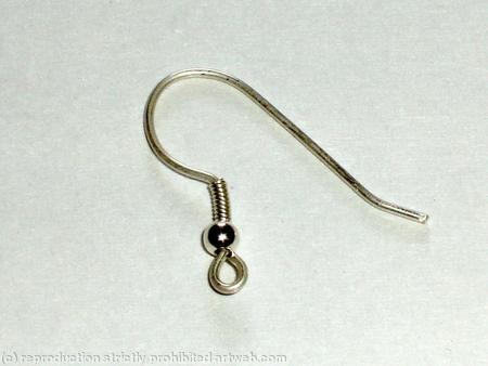Coiled Earwires tutorial - free