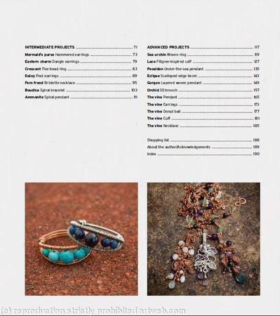 Wire Jewelry Masterclass - Contents page 2