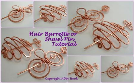 Hair Barrette or Shawl Pin Tutorial
