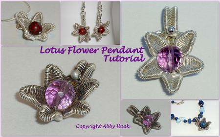 Lotus Flower Pendant Tutorial
