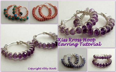 Kiss Kross Hoop Earrings Tutorial