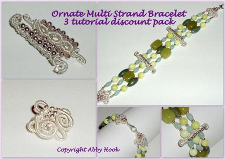 Ornate Multi Strand Bracelet 3 Tutorial discount pack