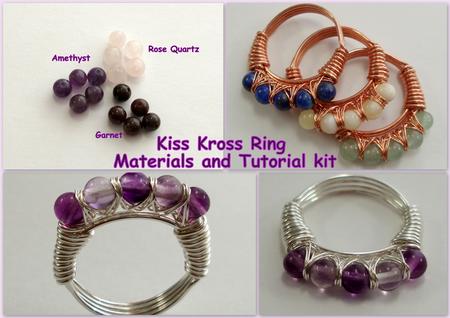 Kiss Kross Ring Materials and Tutorial Kit