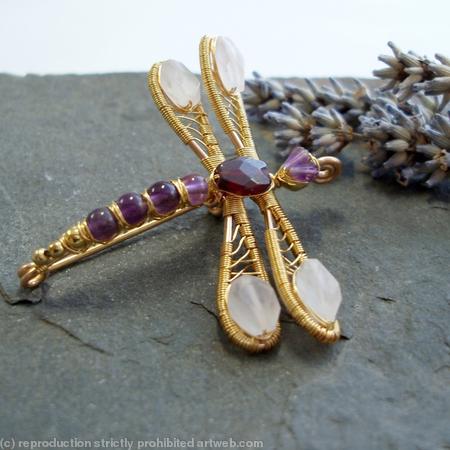 Bejeweled Dragonfly Brooch