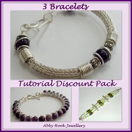3 Bracelets Tutorial Discount Package - 5 Tutorials