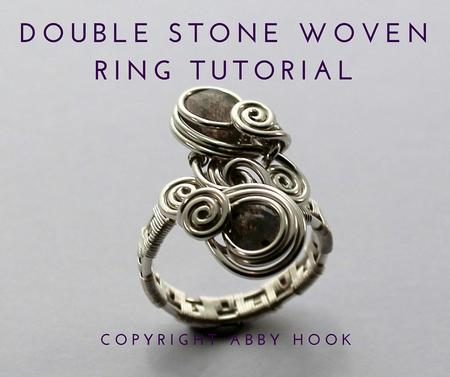 Double Stone Woven Ring Tutorial