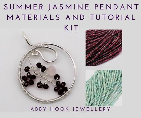 Summer Jasmine Pendant Materials and Tutorial Kit