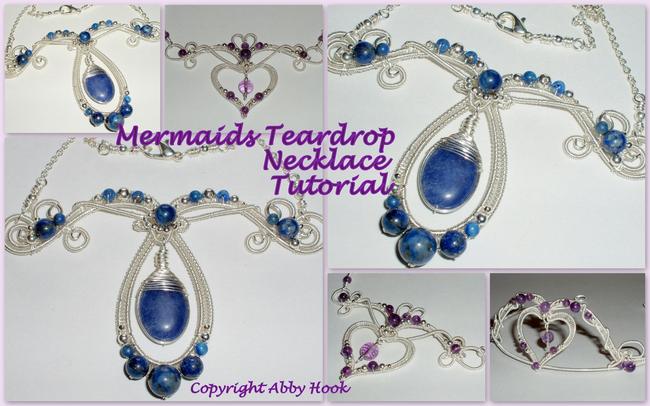 Mermaids Teardrop Necklace Tutorial