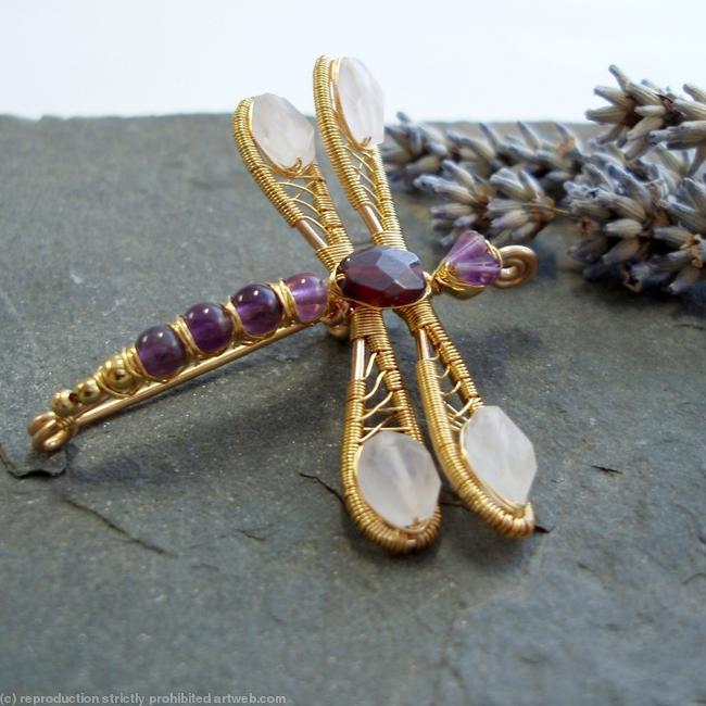 Bejeweled Dragonfly Brooch