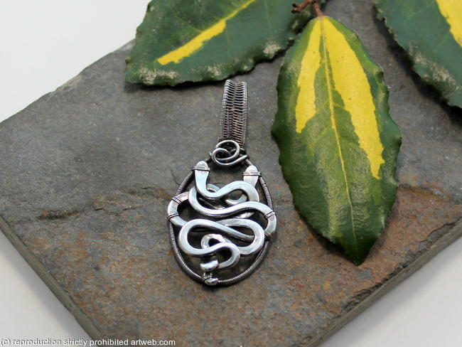 Entwined Snakes Pendant