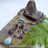 A Splash of colour - Aquarius necklace