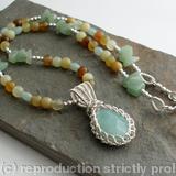 Jade Garden Necklace - Amazonite