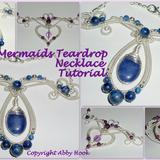 Mermaids Teardrop Necklace Tutorial
