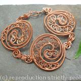 Boudica - Triple Celtic Disc bracelet