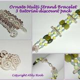 Ornate Multi Strand Bracelet 3 Tutorial discount pack