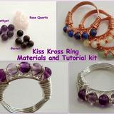 Kiss Kross Ring Materials and Tutorial Kit