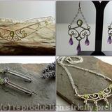 Peridot and Silver wedding collection