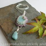 The Lily Pad and the Frog pendant