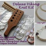 Deluxe Viking Knit Kit - includes Drawplate, mandrels and materials and tutorials for Viking knit Chain and Torcesque Bracelet