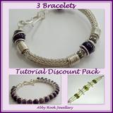3 Bracelets Tutorial Discount Package - 5 Tutorials
