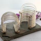 Multi strand Wrist cuffs