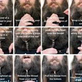 How to wear beard rings or beads