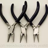 Jewelry Making Pliers set of 3 - Round Nose, Chain nose and Flat nose pliers