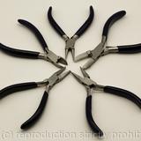 Jewelry Making Pliers set of 5 - Wire cutters, Round Nose, Chain nose, Nylon jaw and Flat nose pliers