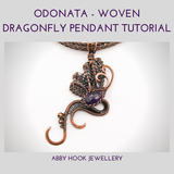 Odonata Woven Dragonfly Pendant Wire Jewelry Tutorial