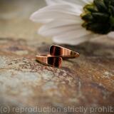 Bypass Adjustable copper Knuckle or Pinky ring - size 3 1/4 (UK G)