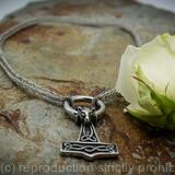 Viking necklace  and hinged ring clasp - Stainless Steel
