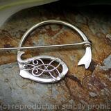 Celtic Fish Penannular brooch