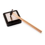 Jewelry making tool set - Bench block with rubber base and Ball Pein Hammer, 2oz