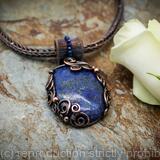 Lapis Lazuli and copper necklace