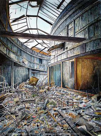 Arson Attack, North Street Arcade, 2004