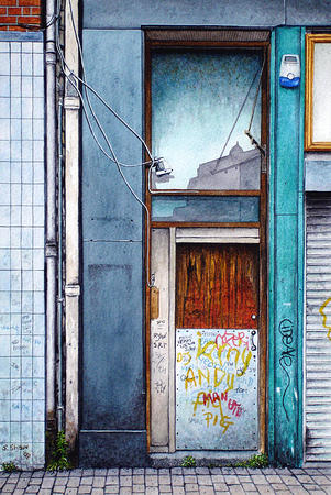 The Door beside The Bookstore