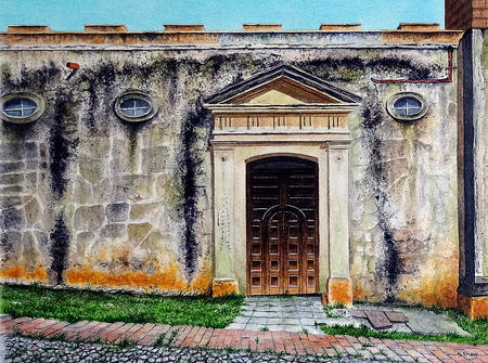 Church Wall, Trinidad, Cuba