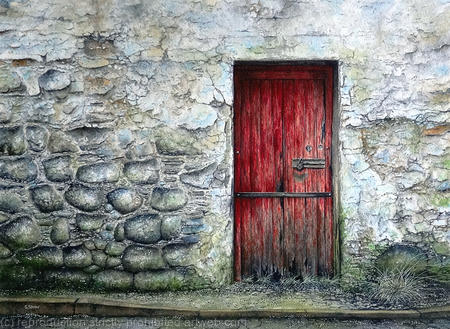 The Door of a Dangerous Building