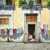 WASHING LINES, Havana, Cuba