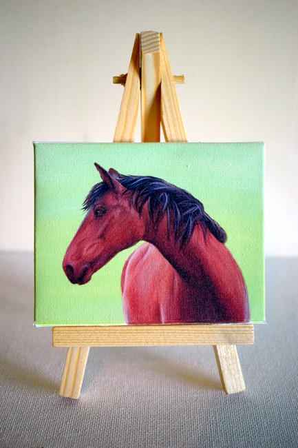 Chestnut Horse Mini Print