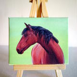 Chestnut Horse Mini Print