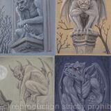 Gargoyles set of 4