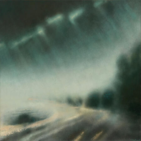 A Lark's song echoes